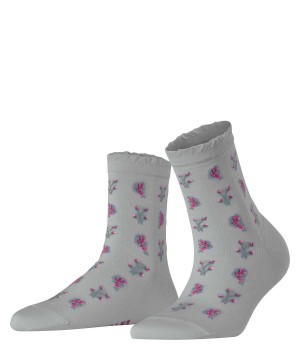 Falke Bucolic Short sock Sokken Dames Grijs | OSVYLG-146