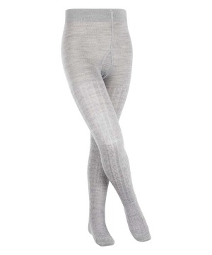 Falke Cable Tights Tights Kinderen Grijs | NTGEHI-039