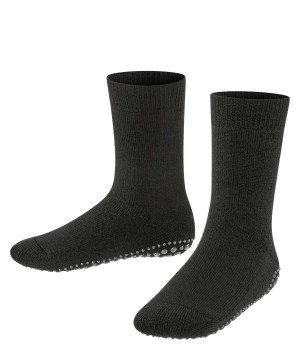 Falke Catspads House socks Sokken Kinderen Zwart | KJGEIO-503