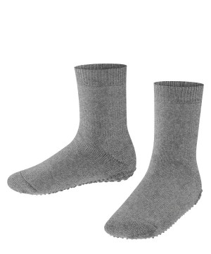 Falke Catspads House socks Sokken Kinderen Grijs | EYMZPX-513