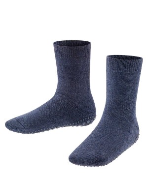 Falke Catspads House socks Sokken Kinderen Blauw | LNHOXT-971