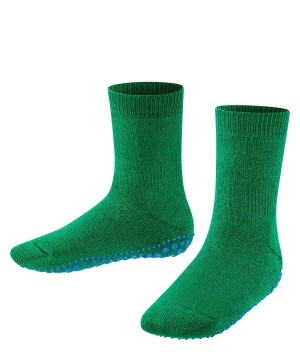 Falke Catspads House socks Sokken Kinderen Groen | UIDOZH-068