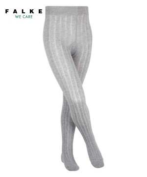 Falke Classic Rib Tights Tights Kinderen Grijs | AVMSXU-026