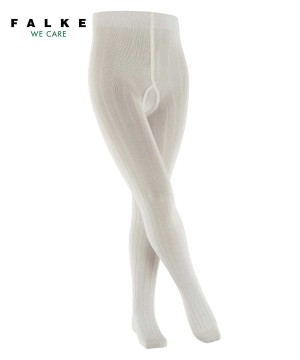 Falke Classic Rib Tights Tights Kinderen Wit | KPOLRY-613
