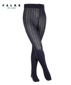 Falke Classic Rib Tights Tights Kinderen Blauw | ZUDRWO-286
