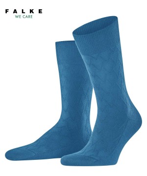 Falke Classic Tale Socks Sokken Heren Blauw | NKZORF-805