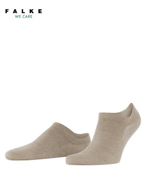 Falke ClimaWool Invisibles No Show Socks Heren Beige | DWLMRK-567