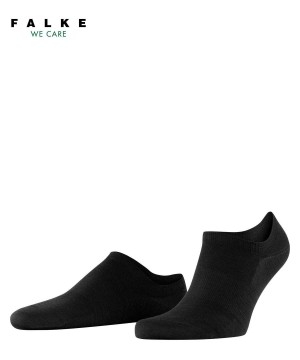 Falke ClimaWool Invisibles No Show Socks Heren Zwart | YZMVRD-217