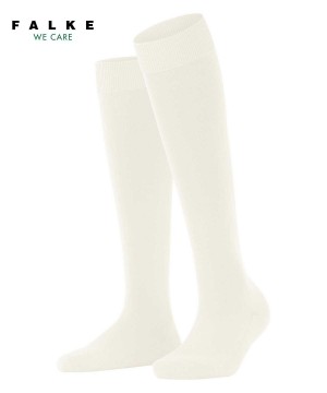 Falke ClimaWool Knee-high Socks Sokken Dames Wit | TZGVQC-862