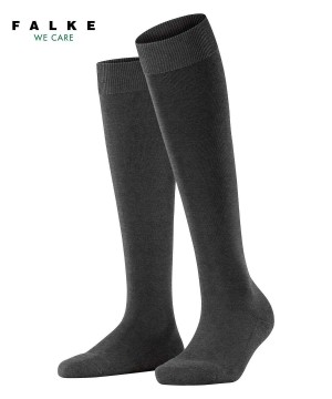 Falke ClimaWool Knee-high Socks Sokken Dames Grijs | MAXHZR-743