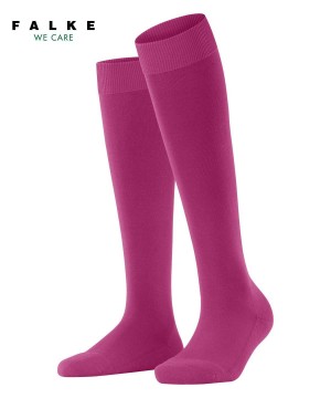 Falke ClimaWool Knee-high Socks Sokken Dames Rood | TWKIDA-610