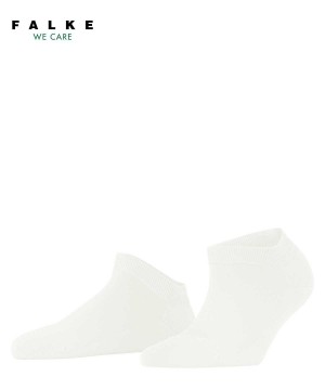 Falke ClimaWool Sneaker socks Sokken Dames Wit | YJFRLO-793