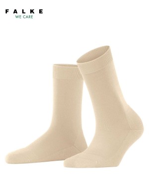 Falke ClimaWool Socks Sokken Dames Beige | ZEQGOA-549