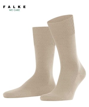 Falke ClimaWool Socks Sokken Heren Beige | GTDAZP-302