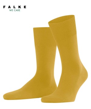 Falke ClimaWool Socks Sokken Heren Geel | MAUEHV-102