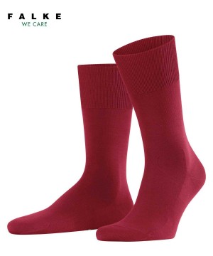 Falke ClimaWool Socks Sokken Heren Rood | HUKPCL-681