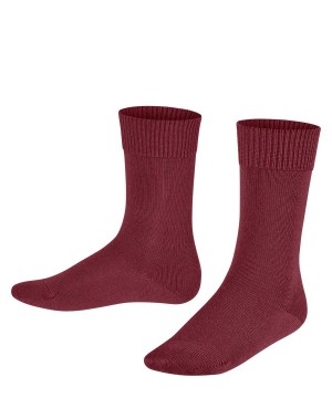 Falke Comfort Wool Socks Sokken Kinderen Rood | RTLWBJ-856