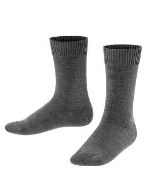 Falke Comfort Wool Socks Sokken Kinderen Grijs | TIYNKD-035