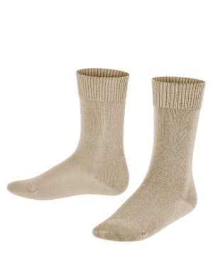 Falke Comfort Wool Socks Sokken Kinderen Beige | MGRQPO-198