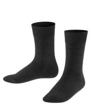 Falke Comfort Wool Socks Sokken Kinderen Zwart | AKIRSX-401