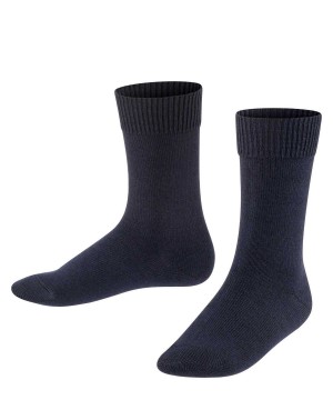 Falke Comfort Wool Socks Sokken Kinderen Blauw | SPRQWY-364