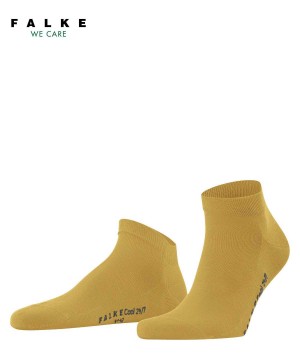 Falke Cool 24/7 Sneaker socks Sokken Heren Geel | KAQFXU-703