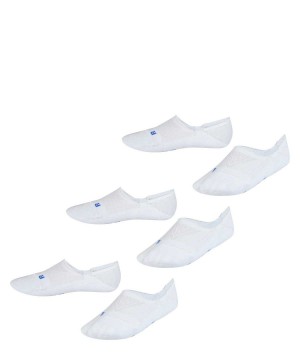 Falke Cool Kick 3-Pack Invisibles No Show Socks Kinderen Wit | YFWPQK-530