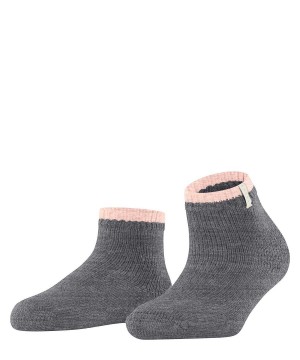 Falke Cosy Plush Short sock Sokken Dames Grijs | QWTDKI-598