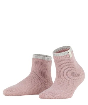 Falke Cosy Plush Short sock Sokken Dames Roze | WZIHCL-824