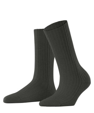 Falke Cosy Wool Boot Socks Sokken Dames Groen | ZXAQYW-386