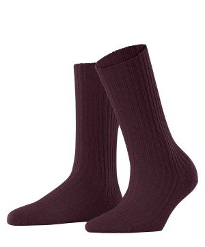 Falke Cosy Wool Boot Socks Sokken Dames Rood | OBGJDP-478