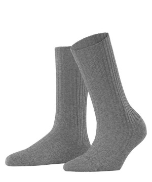 Falke Cosy Wool Boot Socks Sokken Dames Grijs | NJZBCV-980