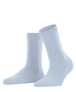 Falke Cosy Wool Socks Sokken Dames Blauw | IFCTDM-038