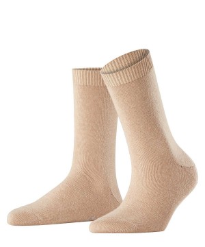 Falke Cosy Wool Socks Sokken Dames Bruin | HCXBVO-503