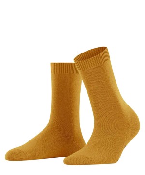 Falke Cosy Wool Socks Sokken Dames Geel | FGUEBX-628