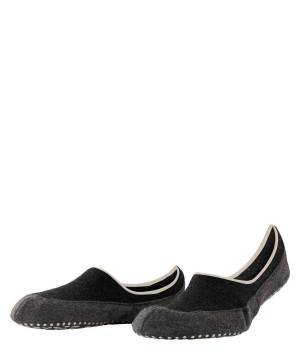 Falke Cosyshoe House socks Sokken Heren Grijs | TRQFUC-149
