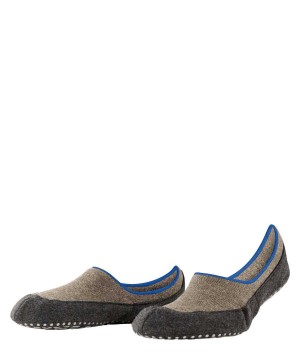 Falke Cosyshoe House socks Sokken Heren Bruin | JANQWD-764