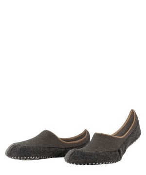 Falke Cosyshoe House socks Sokken Heren Bruin | JRUZMD-907