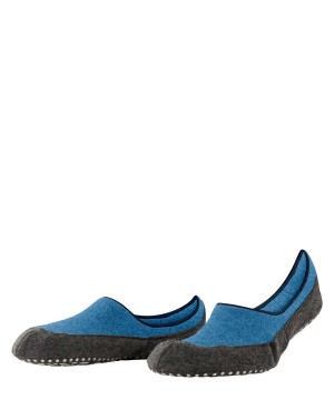 Falke Cosyshoe House socks Sokken Heren Blauw | LWXVEB-793
