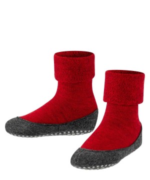 Falke Cosyshoe Minis Slippers House Socks & Slippers Kinderen Rood | DJZUKB-739