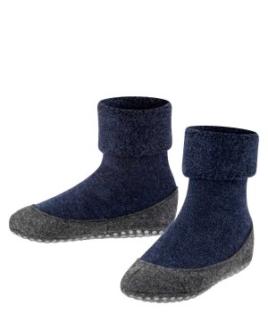 Falke Cosyshoe Minis Slippers House Socks & Slippers Kinderen Blauw | FOTKDQ-958