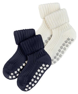 Falke Cotton Catspads 2-Pack House socks Sokken Baby Multicolored | JVQRFC-304