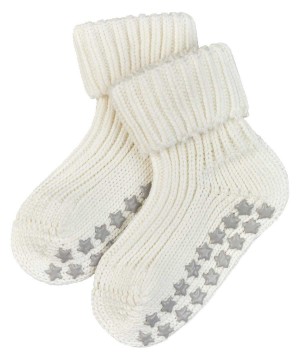 Falke Cotton Catspads House socks Sokken Baby Wit | QFHPMG-053