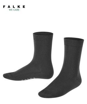 Falke Cotton Finesse Socks Sokken Kinderen Zwart | IMEVHS-635