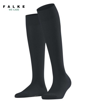 Falke Cotton Touch Knee-high Socks Sokken Dames Grijs | TYGWND-850