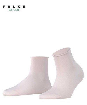 Falke Cotton Touch Short sock Sokken Dames Roze | XRCHTW-398