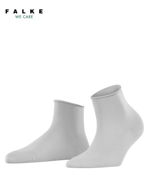 Falke Cotton Touch Short sock Sokken Dames Grijs | MPTISC-764