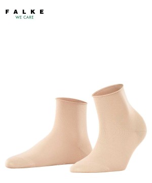 Falke Cotton Touch Short sock Sokken Dames Beige | YJVBHW-392