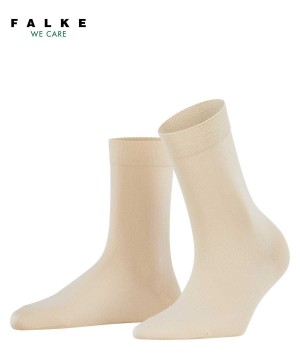 Falke Cotton Touch Socks Sokken Dames Beige | YFKOWQ-924