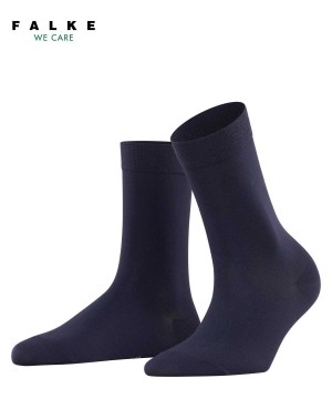 Falke Cotton Touch Socks Sokken Dames Blauw | MHEPAW-980